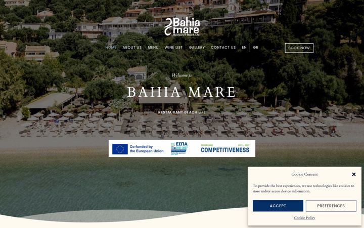 Screenshot of bahiamare.gr