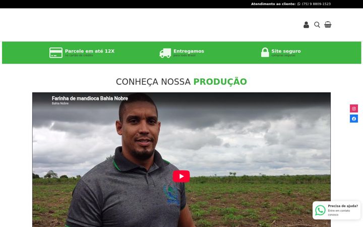 Screenshot of bahianobre.com.br