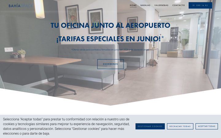 Screenshot of bahiaspace.es