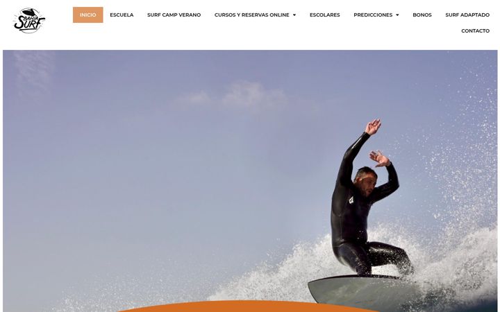 Screenshot of bahiasurf.com