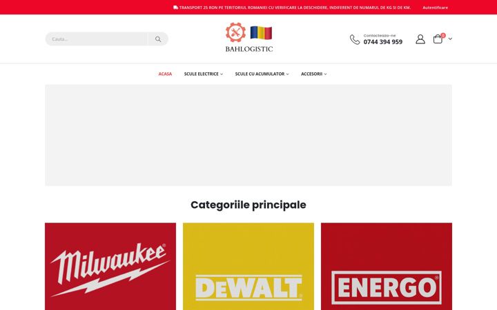 Screenshot of bahlogistic.ro