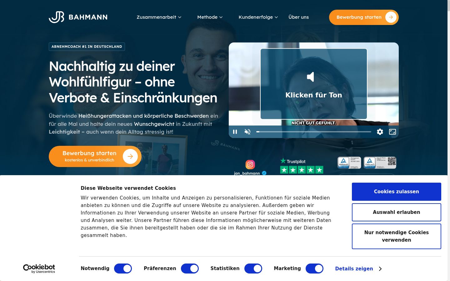 Sutikimo reklamjuostės, rodytos prieš bet kokią sąveiką, ekrano kopija