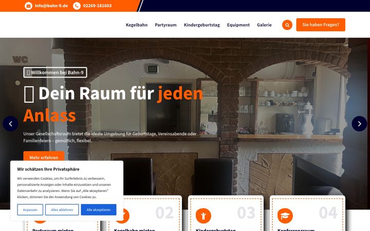 Screenshot of bahn-9.de