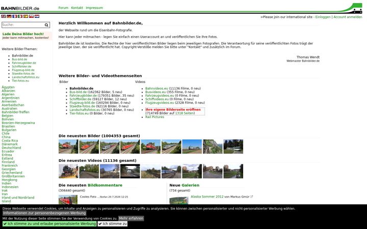Screenshot of bahnbilder.de