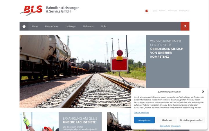 Captura de pantalla de bahndienstleistungen-service.de