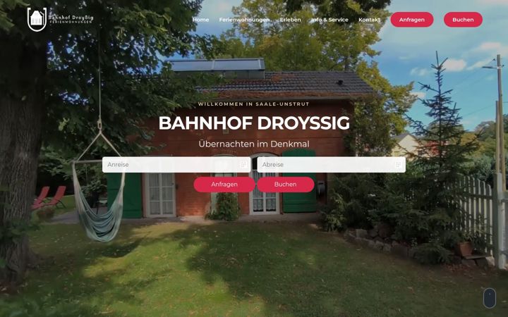 Screenshot of bahnhof-droyssig.de