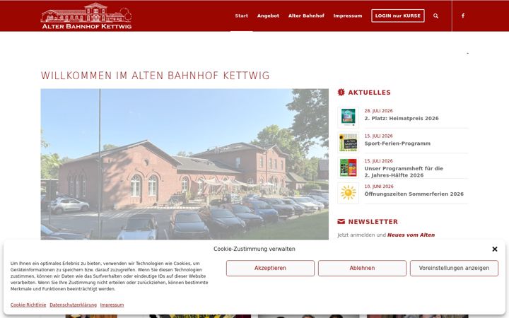 Captura de pantalla de bahnhof-kettwig.de