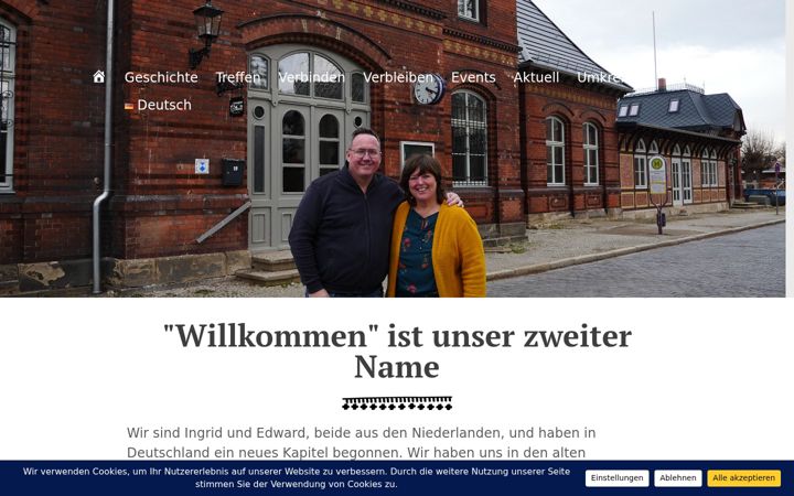 Screenshot of bahnhofballenstedt.de