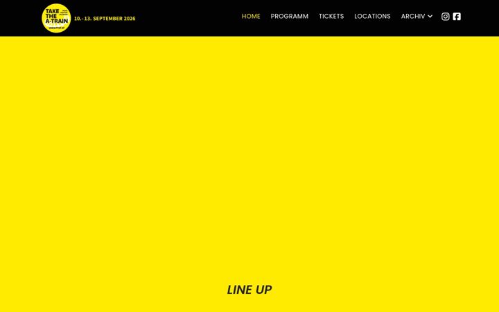 Screenshot of bahnhoffestival.at