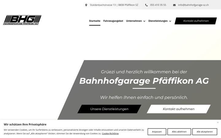 Screenshot of bahnhofgarage-sz.ch