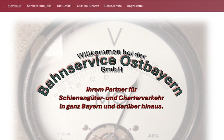 Ekrano kopija bahnservice-ostbayern.de