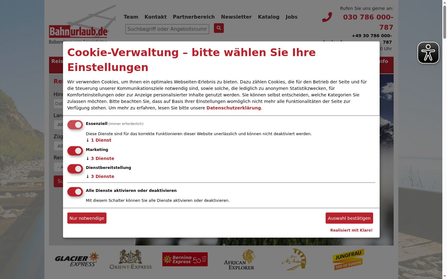 Sutikimo reklamjuostės, rodytos prieš bet kokią sąveiką, ekrano kopija