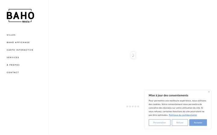 Screenshot of bahomedia.ca