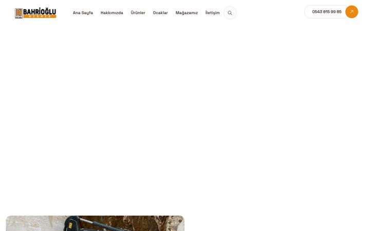 Screenshot of bahrioglumermer.com