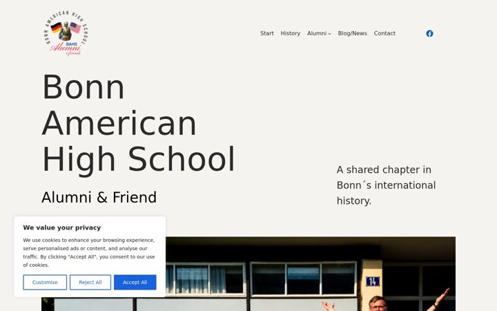 Screenshot of bahsalumni.org