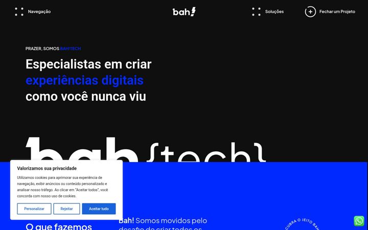 Snímek obrazovky bahtech.com.br