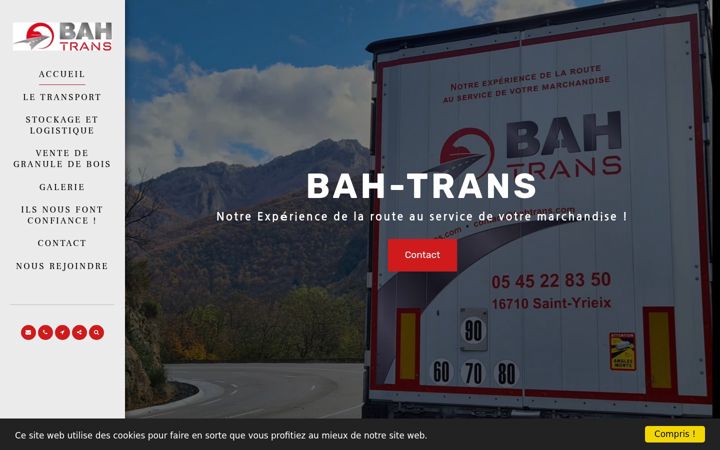 Screenshot of bahtrans.com