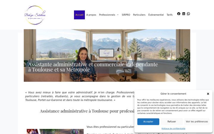 Screenshot of bahyasolutions.com