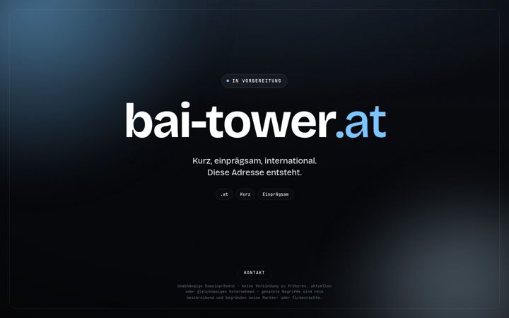 Screenshot of bai-tower.at