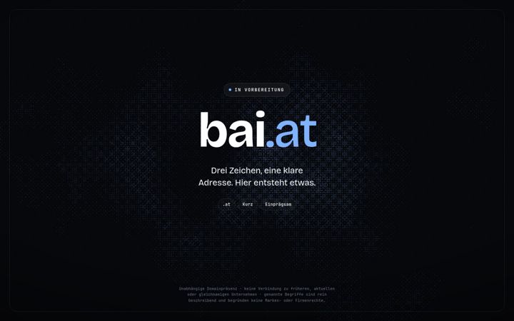 Screenshot of bai.at