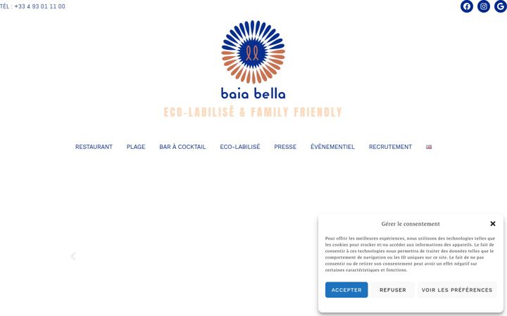 Screenshot of baiabella.com