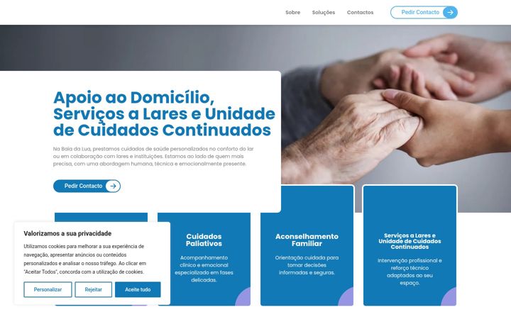 Screenshot of baiadalua.pt
