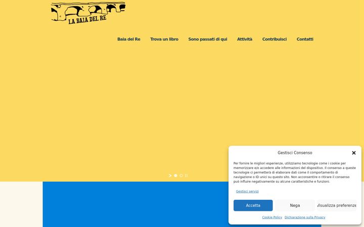 Screenshot of baiadelre.it