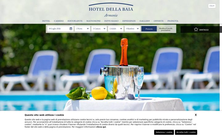 Screenshot of baiahotel.com