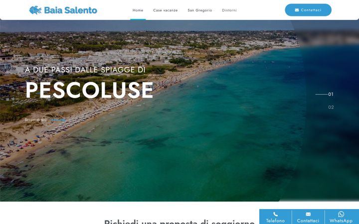 Screenshot of baiasalento.it