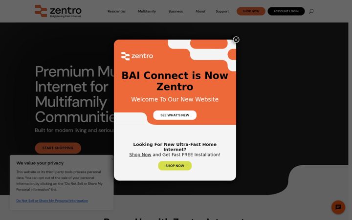 Screenshot of baiconnect.com