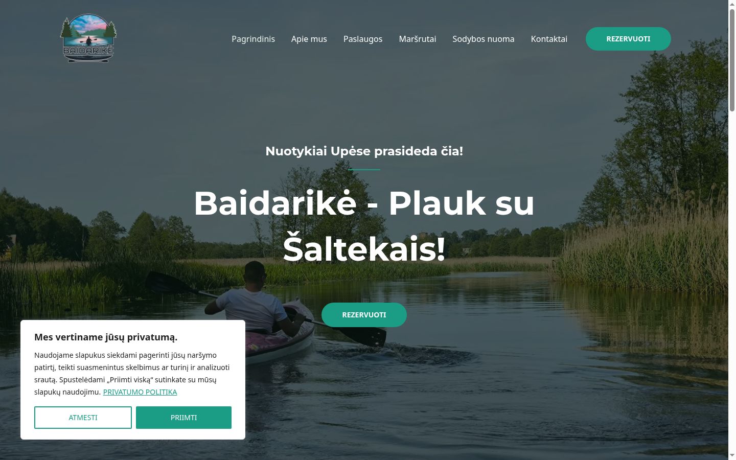Zrzut ekranu banera zgody wyświetlanego przed jakąkolwiek interakcją