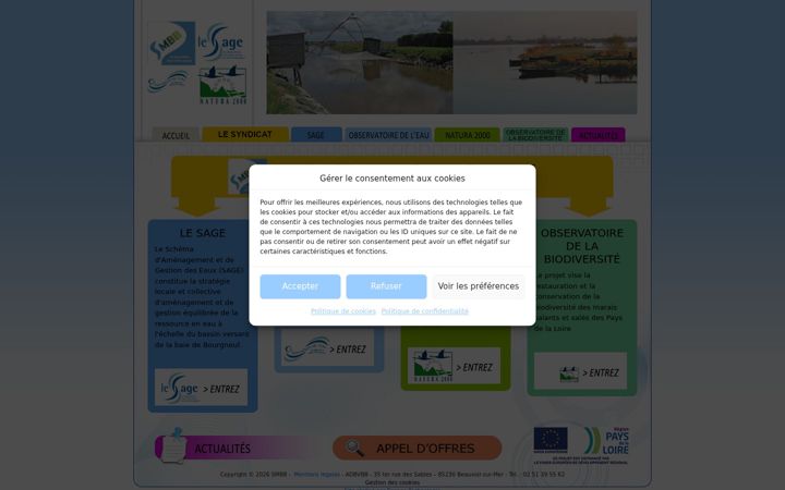 Screenshot of baie-bourgneuf.com