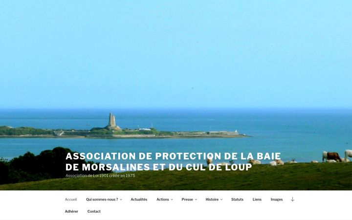Screenshot of baie-morsalines.fr