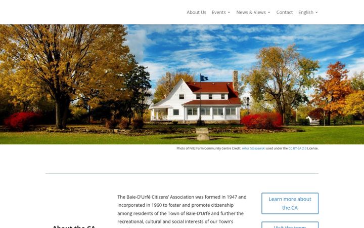 Screenshot of baiedurfe.ca