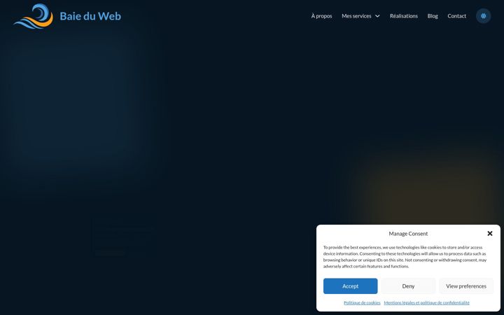 Screenshot of baieduweb.fr