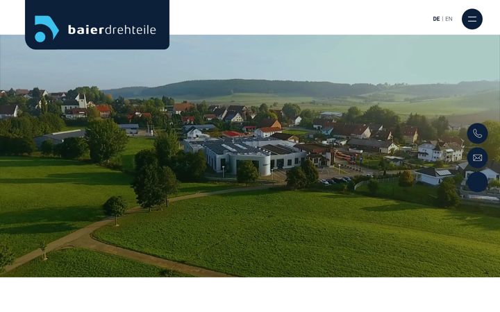 Skjámynd af baier-drehteile.de