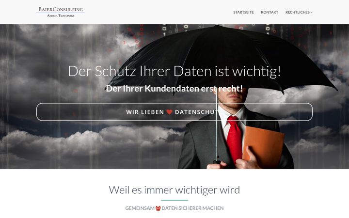 Screenshot of baierconsulting.de
