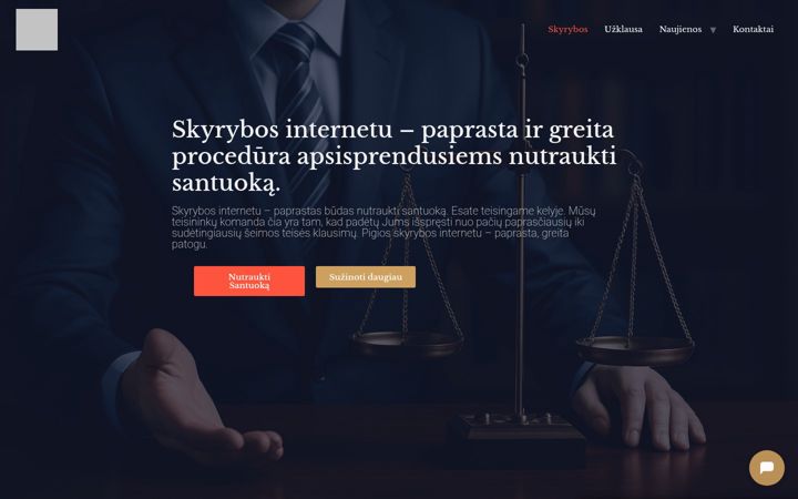 Ekraanipilt saidist baigta.lt