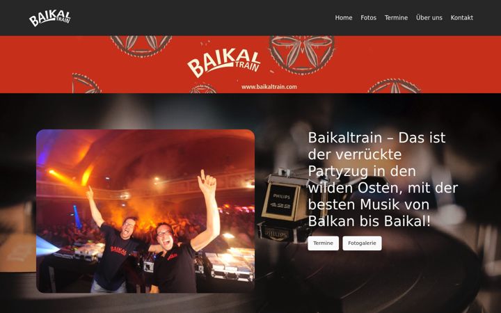 Screenshot of baikaltrain.com