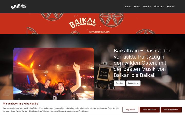Screenshot of baikaltrain.de