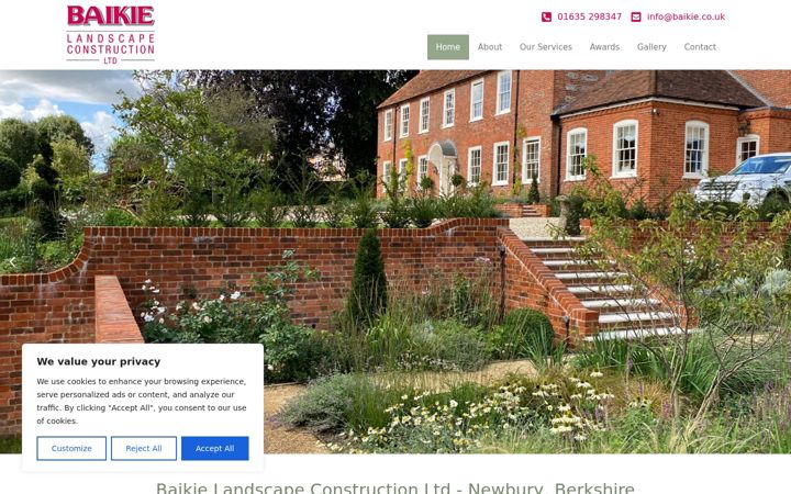 Screenshot of baikie.co.uk