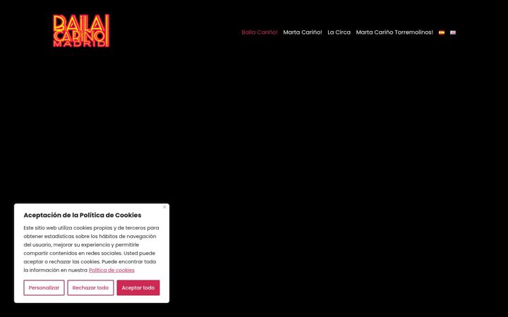 Screenshot of bailacarino.com