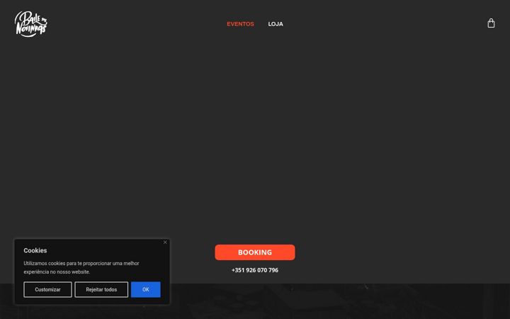 Screenshot of bailedasnovinhas.pt