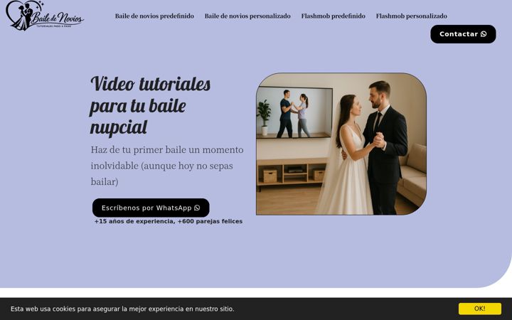 Screenshot of bailedenovios.com