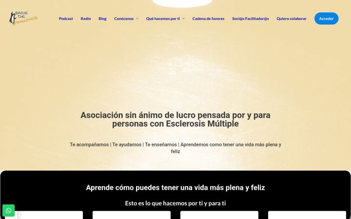 Екранна снимка на bailedepinguinos.org