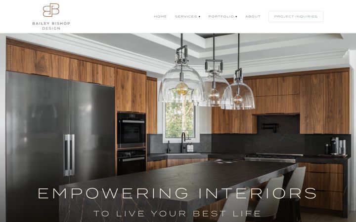 Screenshot of baileybishopdesign.com