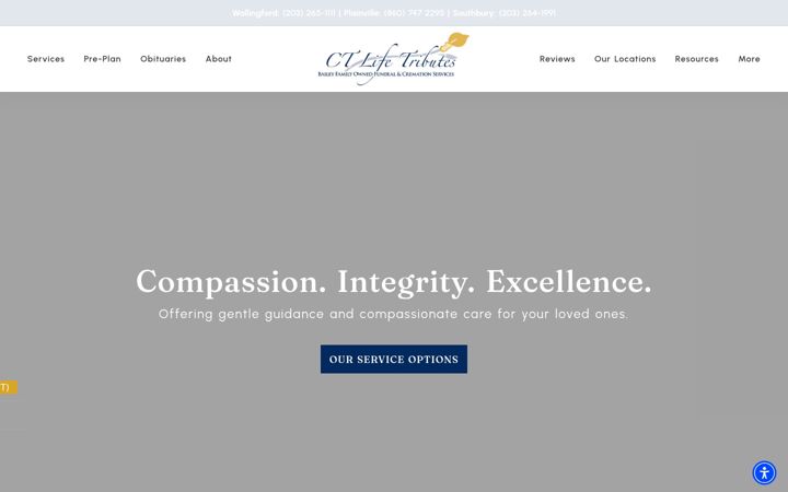 Screenshot of baileycares.com