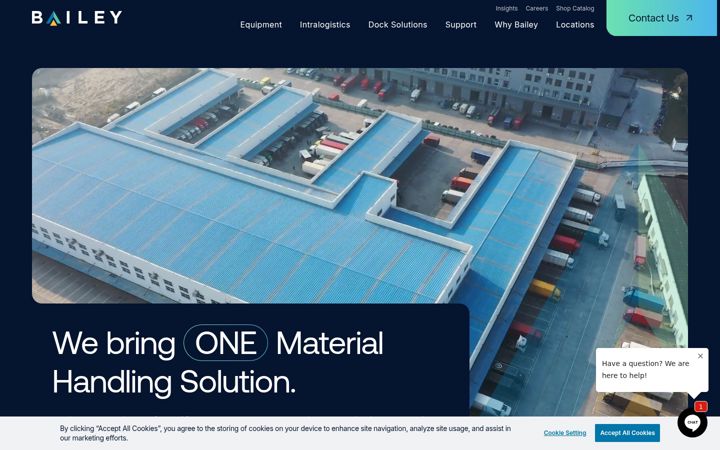 Screenshot of baileycompany.com
