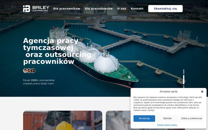 Screenshot of baileycontracting.pl