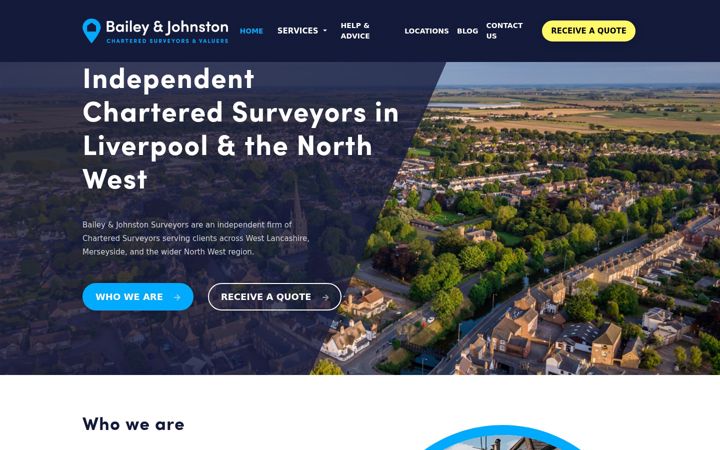 Screenshot of baileyjohnston.co.uk